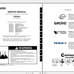 Grove TM500E 2 Ctrl151 00 Service Manual 3