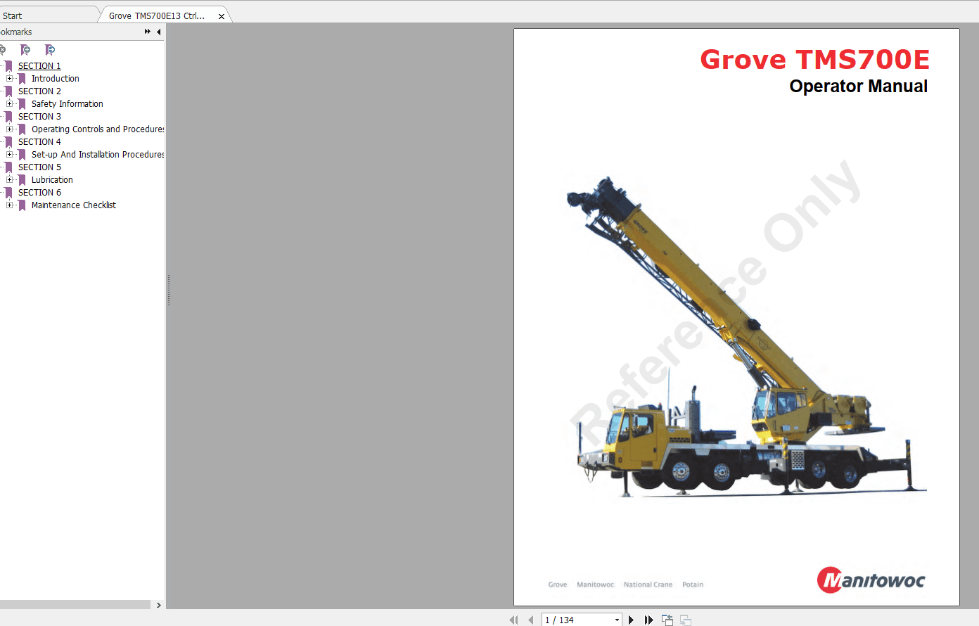 Grove TMS700E13 Ctrl511 01 Operators Manual 3