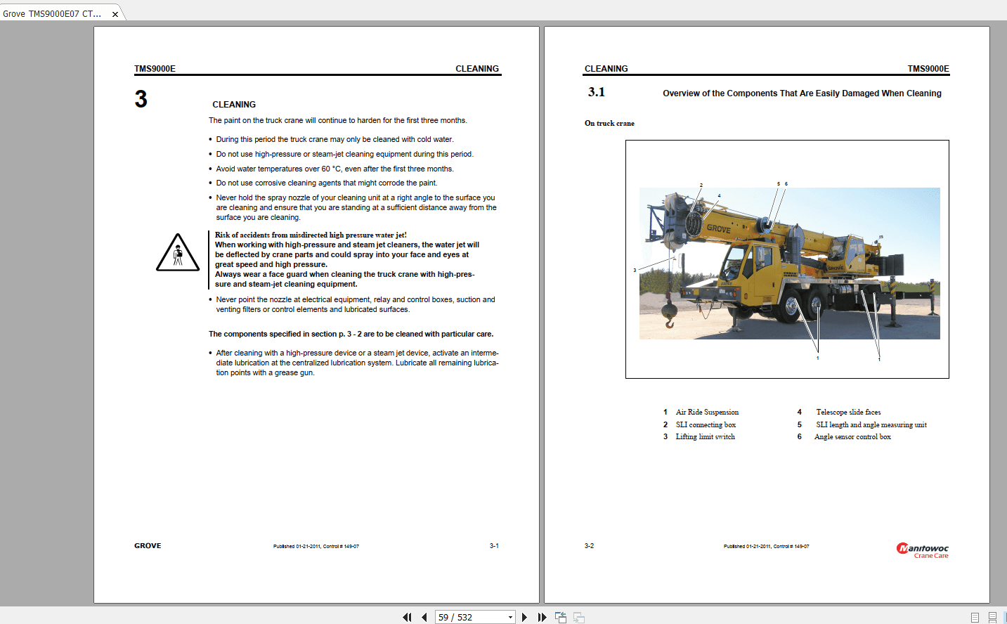 Grove TMS9000E07 CTRL149 07 Service Manual 2
