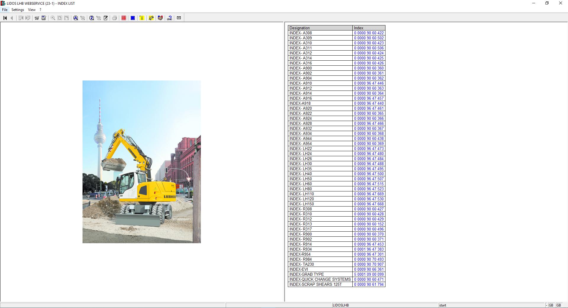 Liebherr Lidos Online EPC Service Document 0720191