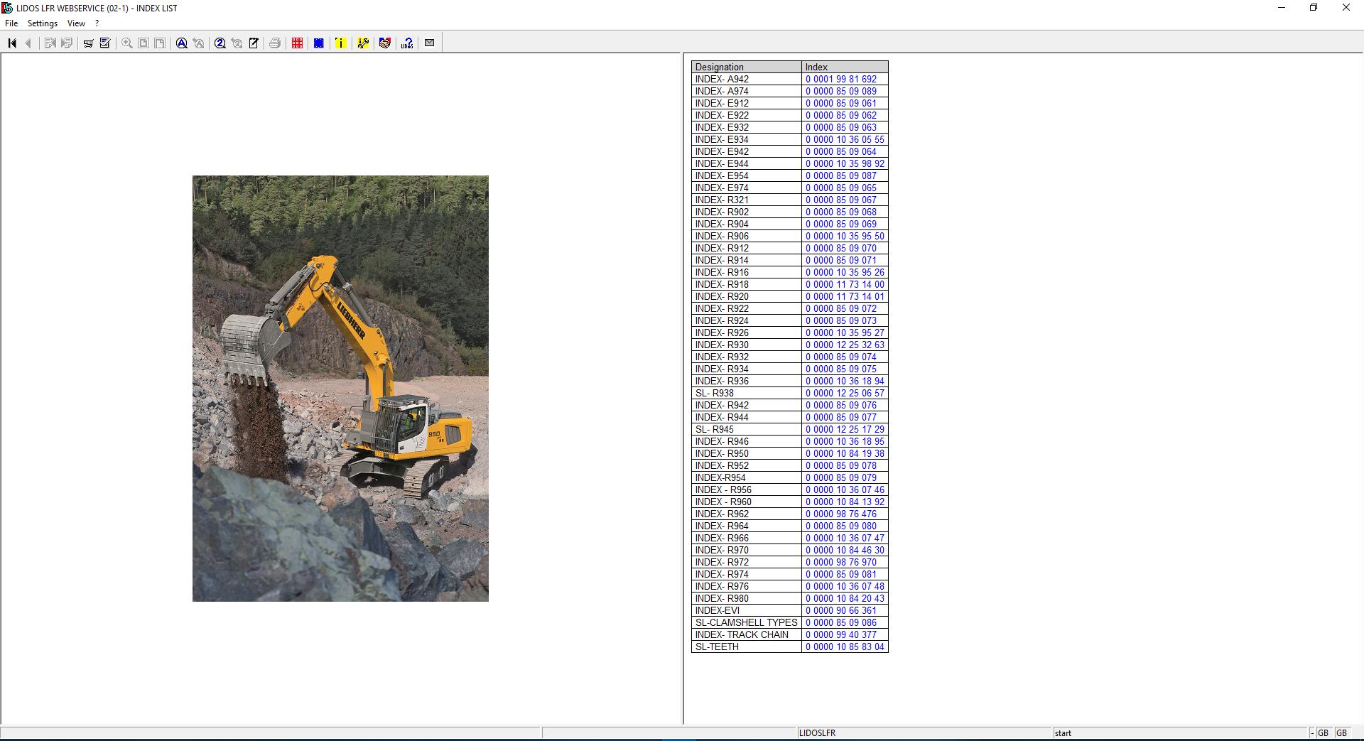 Liebherr Lidos Parts and Service Documentation Offline Updated 0120202