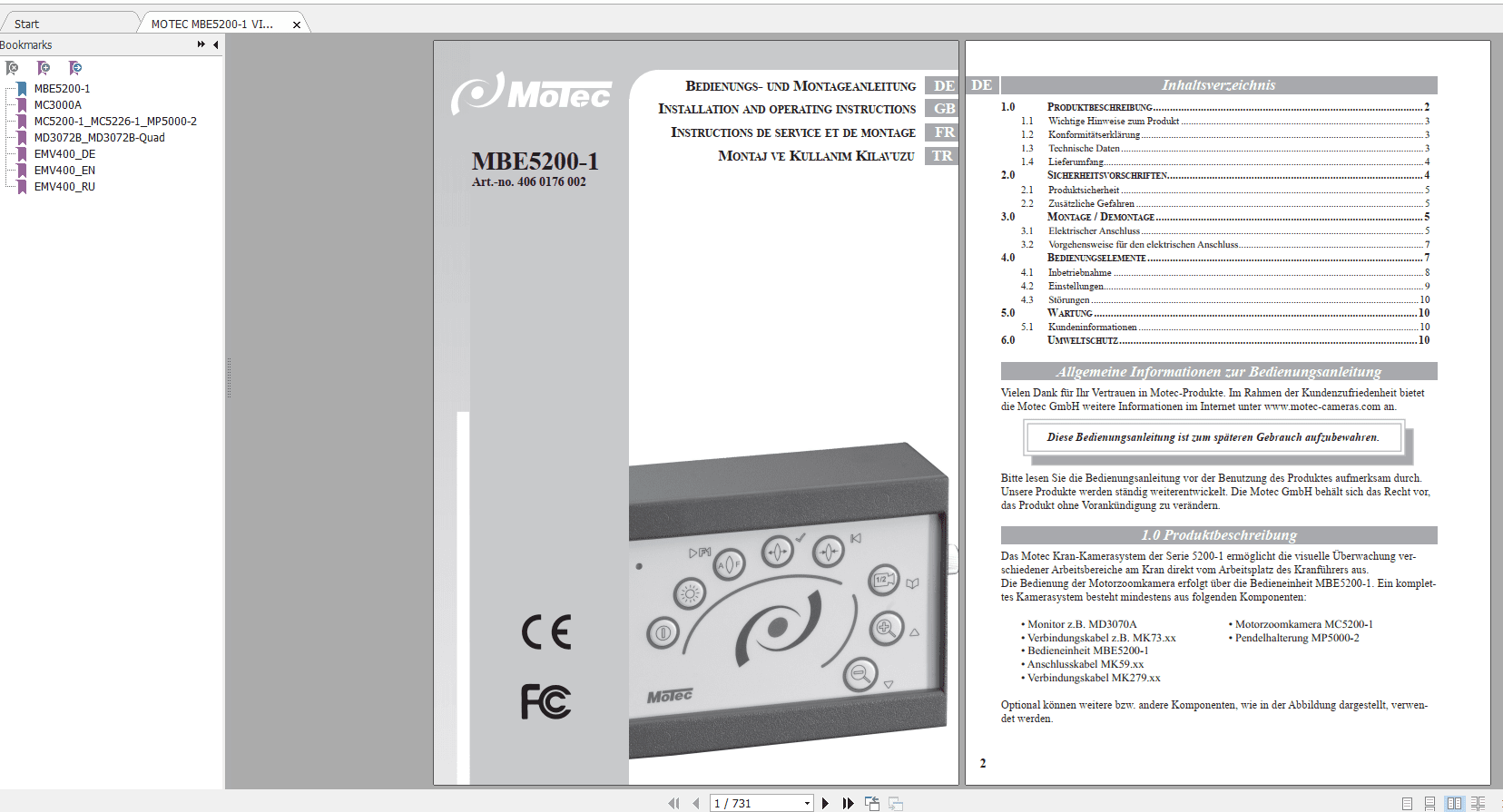 MOTEC MBE5200 1 VIDEOCONTROL11219767MULTILANG 5