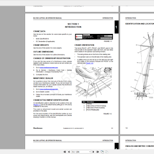 Manitowoc LiftCrane MLC300 LJ 605822CTR239 11 Operators Manual 2