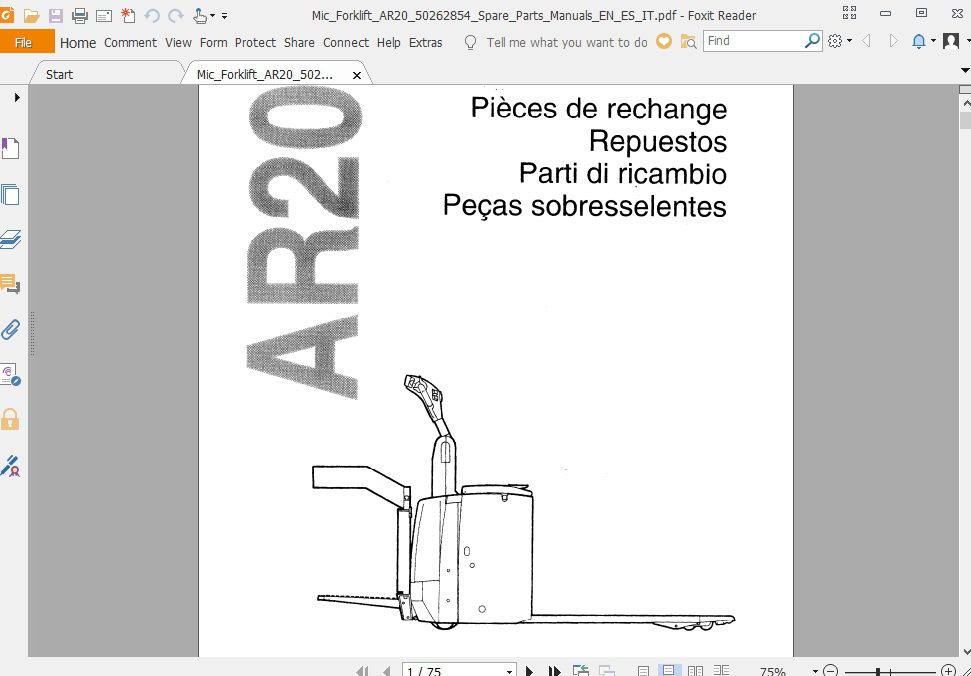 MicForkliftFullSparePartsManualsDVD 3