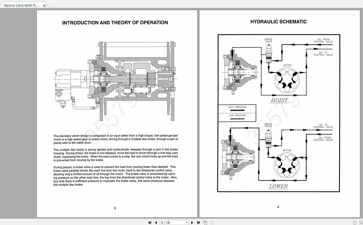 National Crane 600D PLANETARYWINCH 982081982108 Service Manual