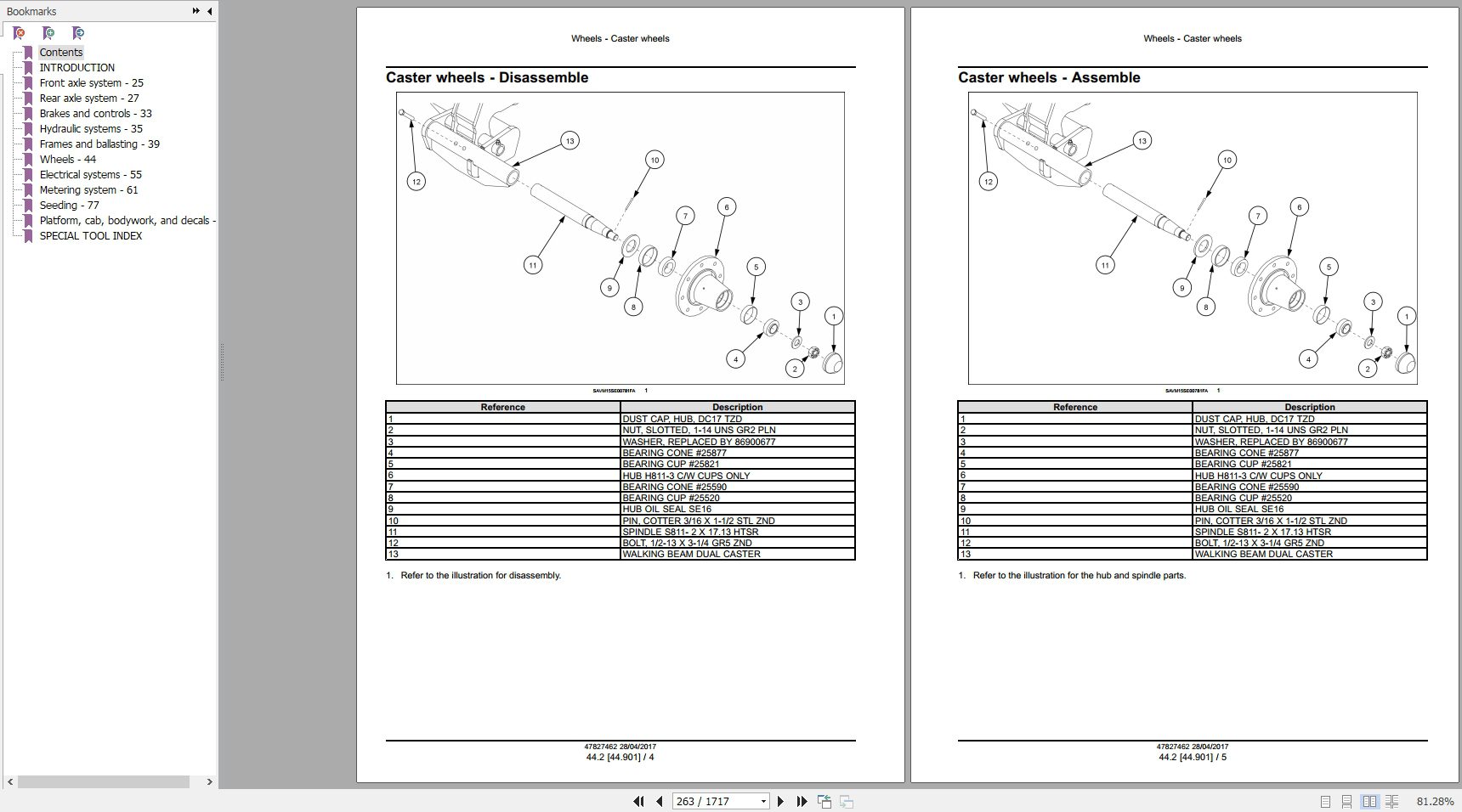 New Holland Air Cart P2350 P3440 P3550 P4460 P4580 P4760 P4950 Service Manual47827462 3