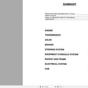 New Holland Fiatallis Wheel Loader FR1302 Service Manual60402205 2