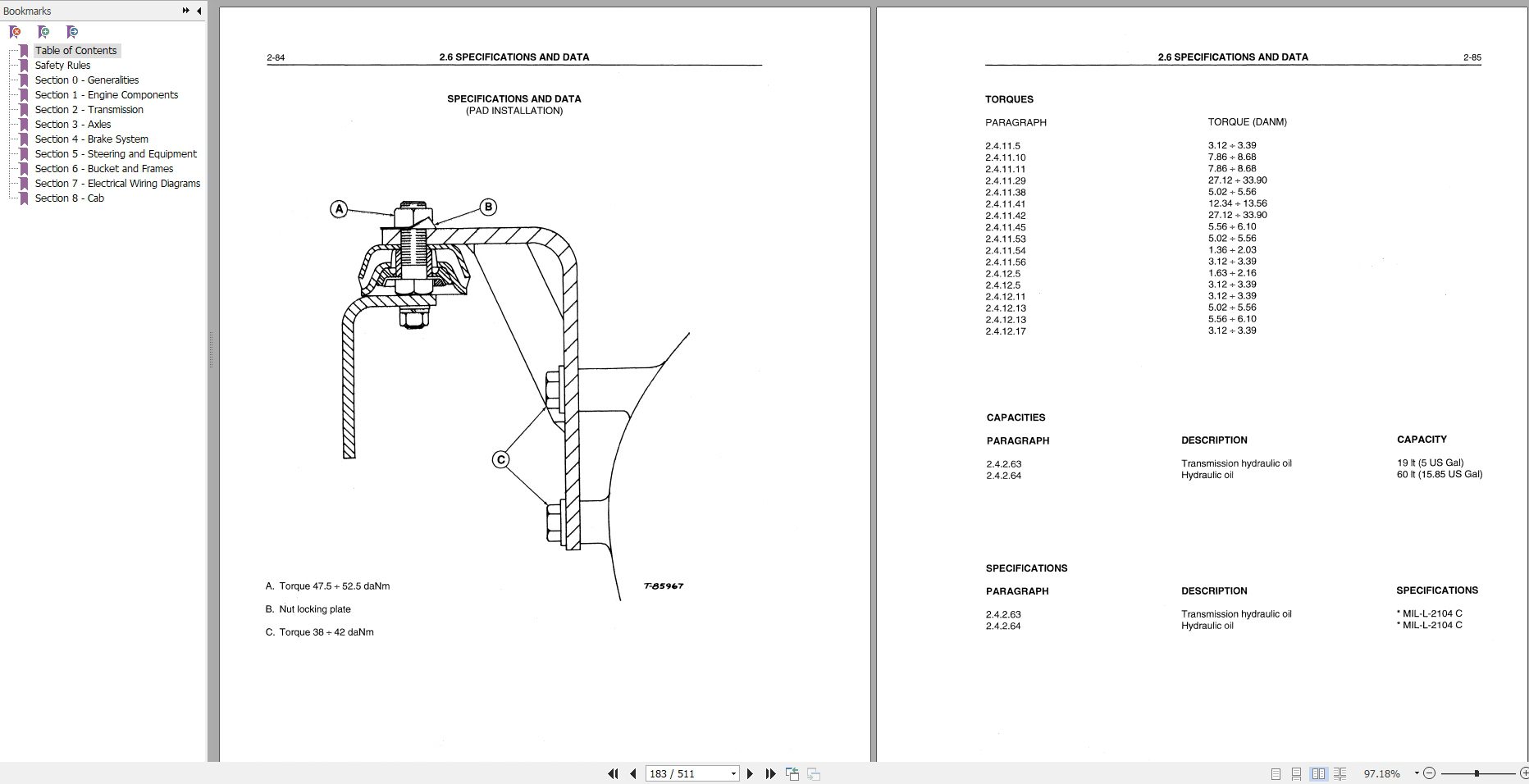 New Holland Fiatallis Wheel Loader FR90 Service Manual60402203 3