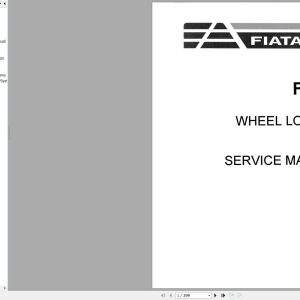 New Holland Fiatallis Wheel Loader FW90 Service Manual60402221 1