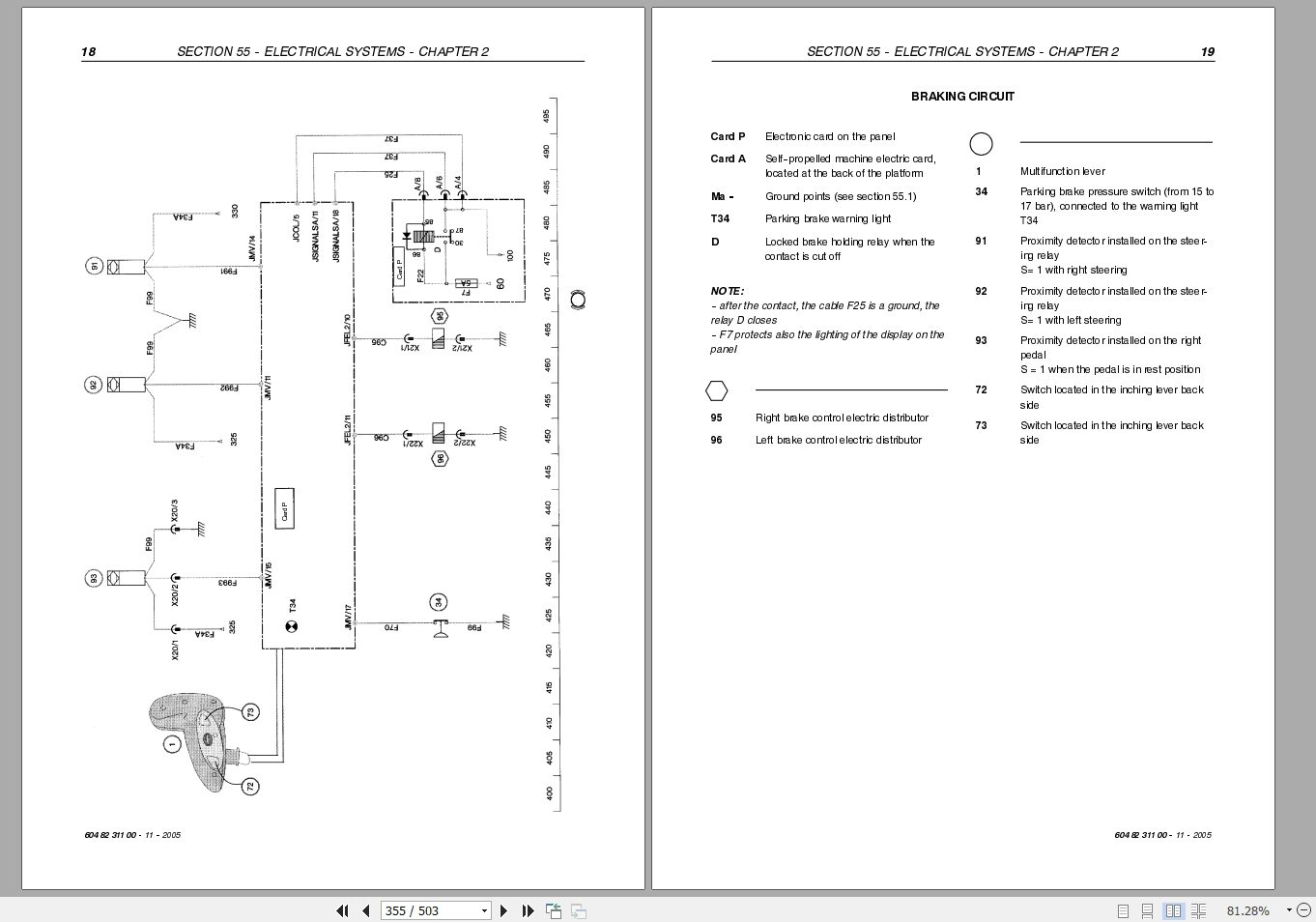 New Holland Grape Harvester VX680 Service Manual6048231100 4