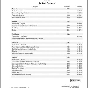 New Holland LW130B Wheel Loader Service Manual6 73002NAR0 1
