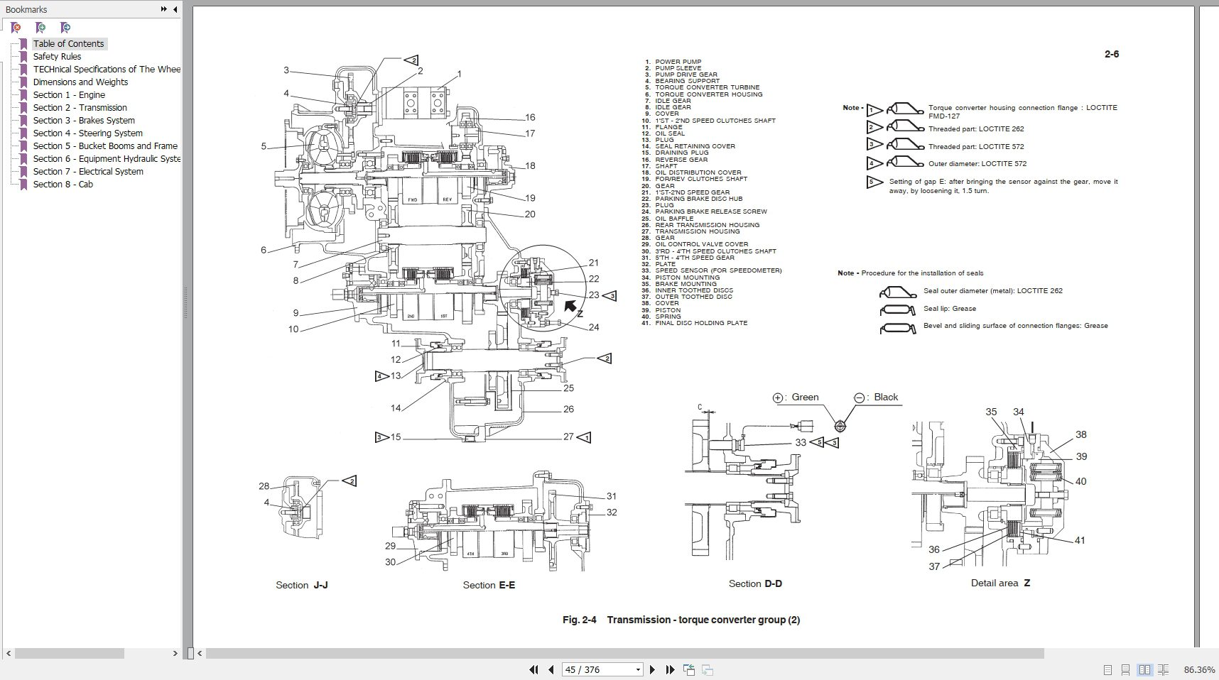 New Holland LW270B Wheel Loader Service Manual6036707100 3