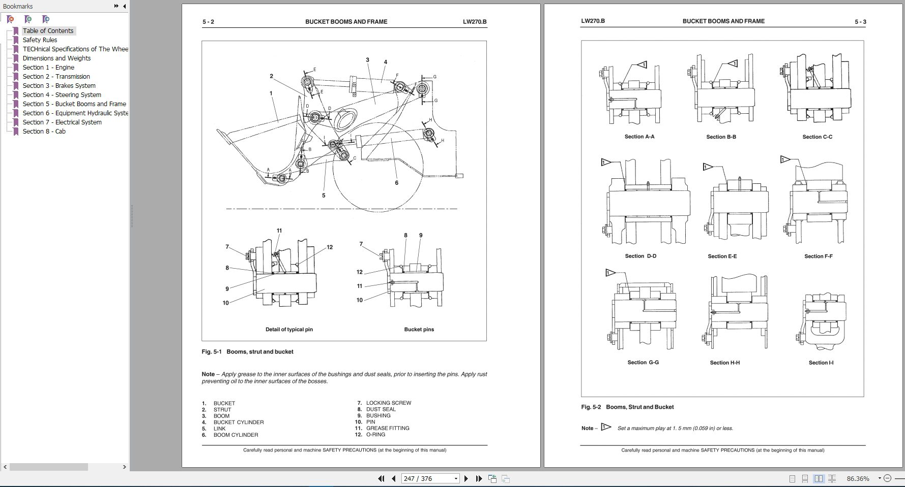New Holland LW270B Wheel Loader Service Manual6036707100 4