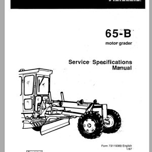 New Holland Motor Grader 65B Service Manual73119389 1