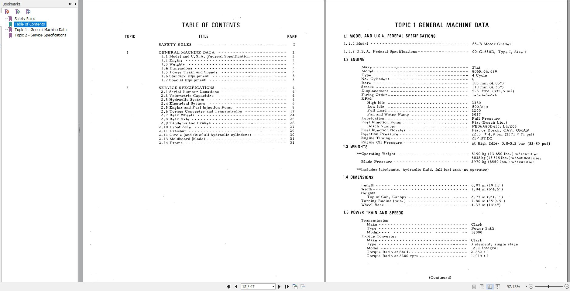 New Holland Motor Grader 65B Service Manual73119389 2