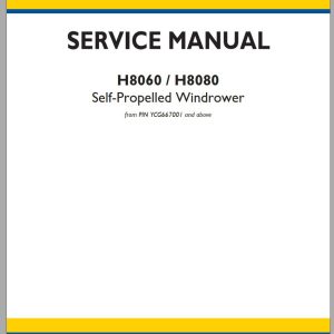 New Holland Self Propelled Windrower H9870 H9880 Service Manual47487696 2