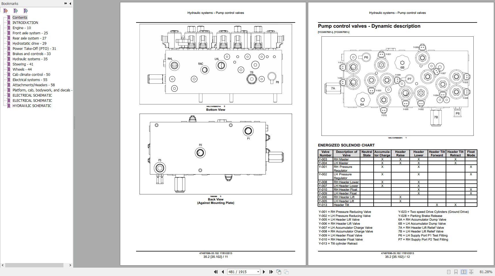 New Holland Self Propelled Windrower H9870 H9880 Service Manual47487696 4