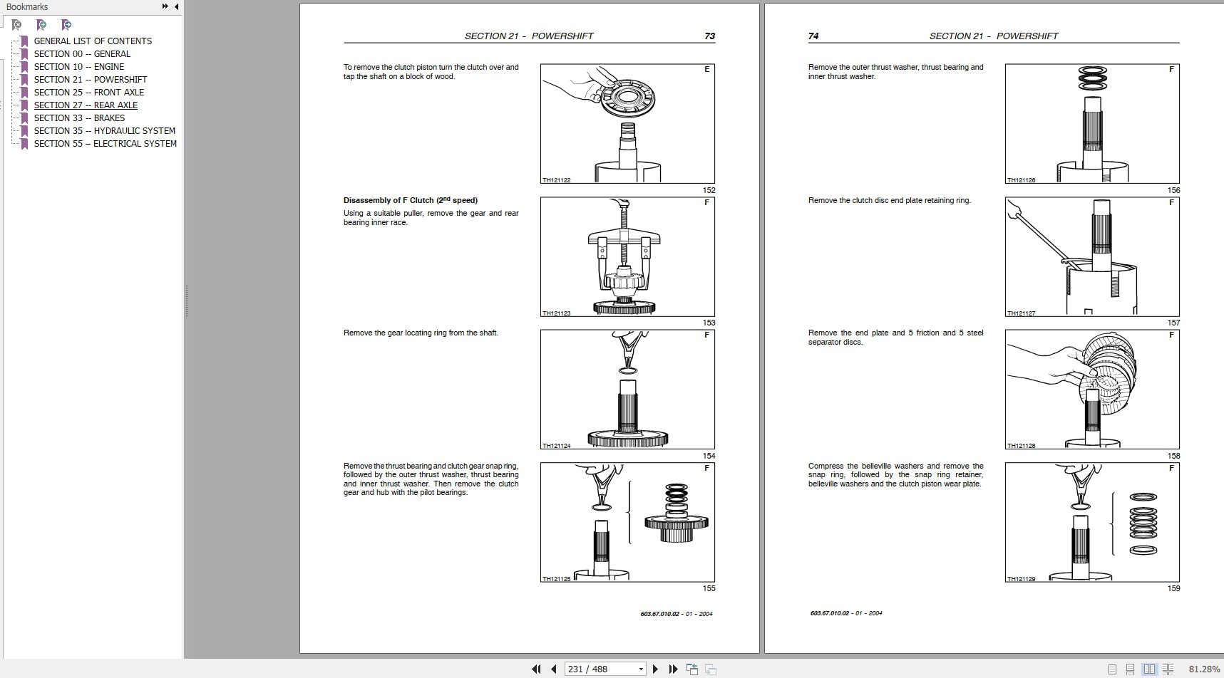 New Holland Telehandlers LM1340 LM1440 LM1740 Service Manual6036701002 4