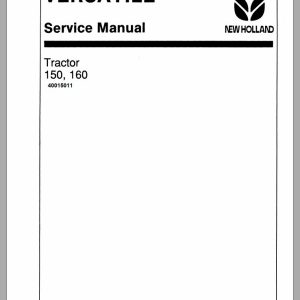 New Holland Tractor 150 160 Service Manual40015011 1