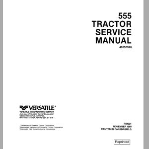 New Holland Tractor 555 Service Manual40055520R0 1