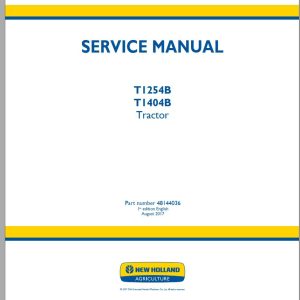 New Holland Tractor T1254B T1404B Service Manual48144036 1