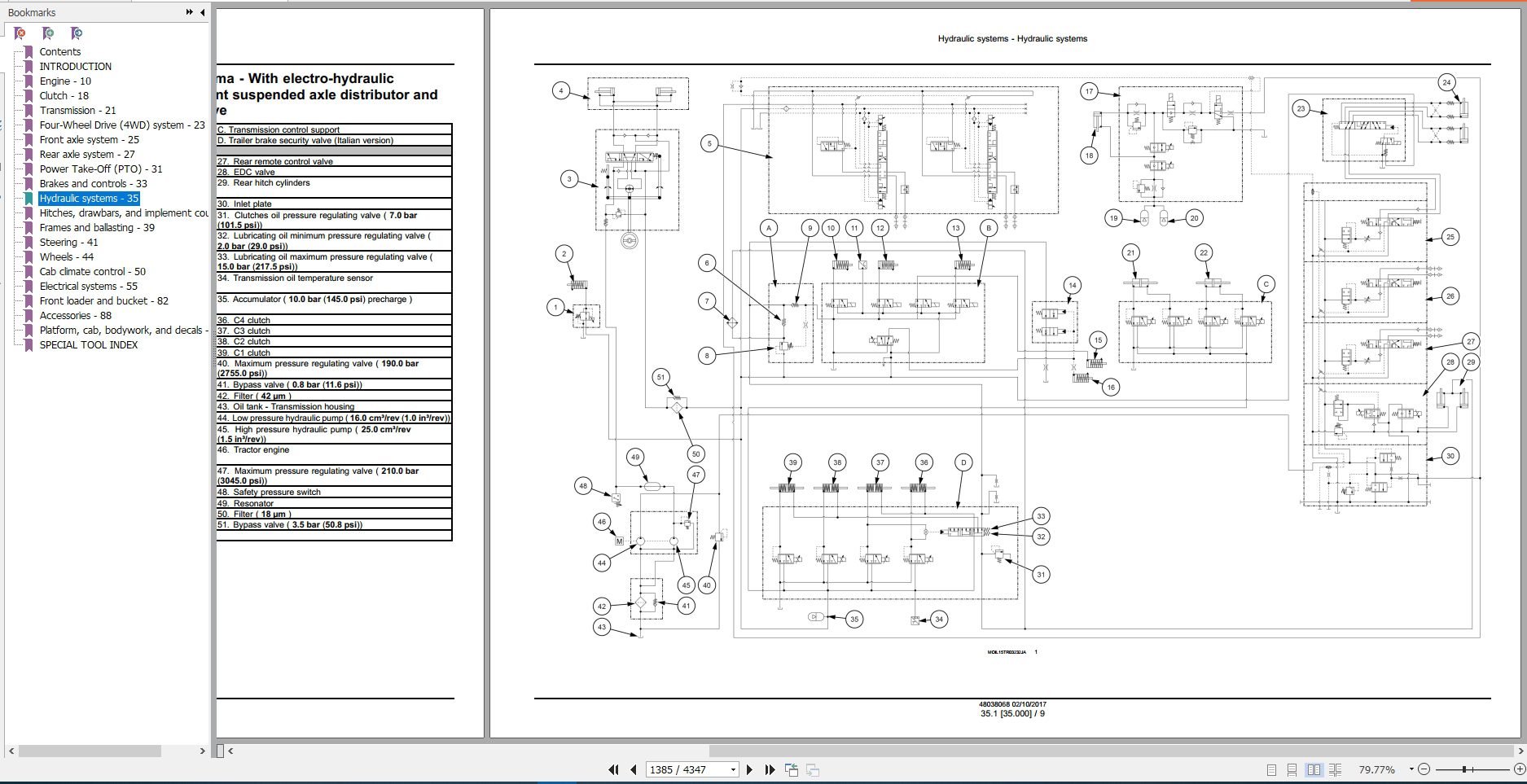 New Holland Tractor T5110 T5120 Electro Command Service Manual48038068 3