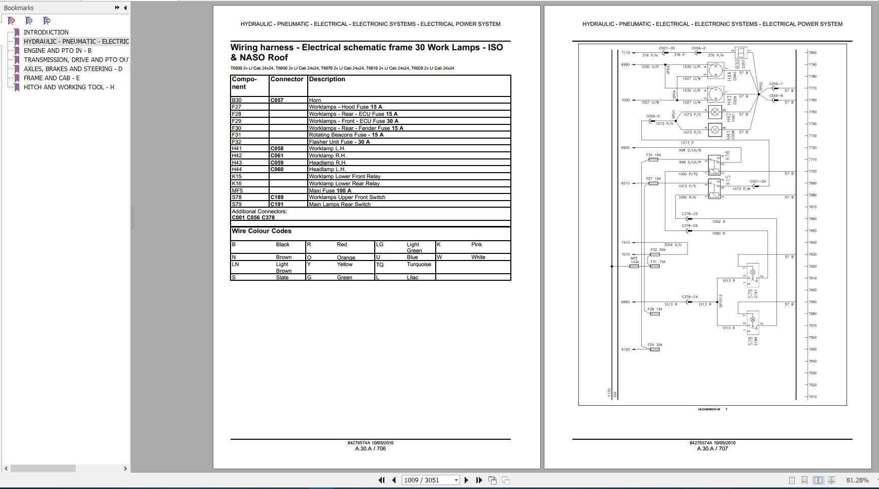 New Holland Tractor T6010T6020T6030T6040T6050T6060T6070 Service Manual84276574ANA 3