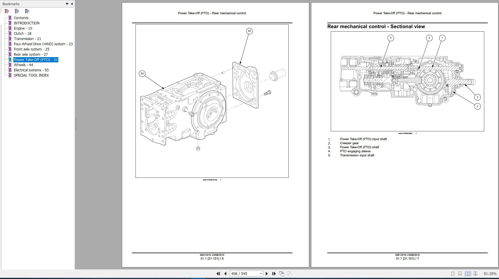 New Holland Tractor TD350 Service Manual48012910 4