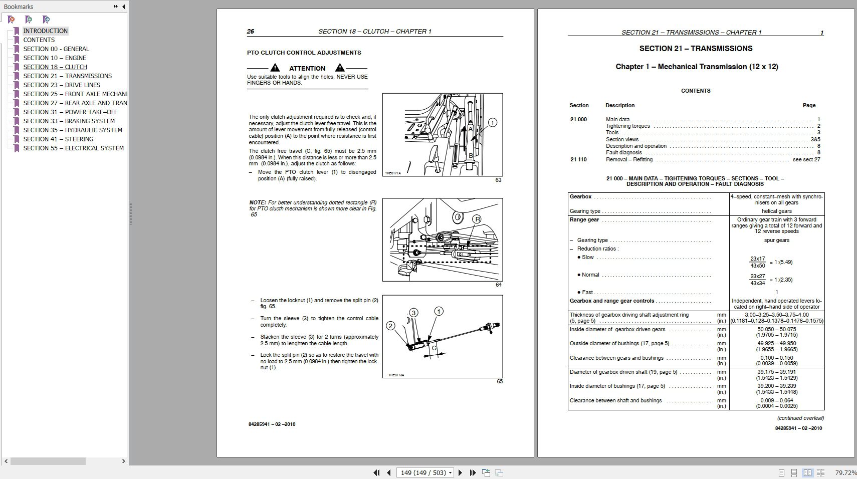 New Holland Tractor TD65FTD75FTD85F Service Manual84285941 3