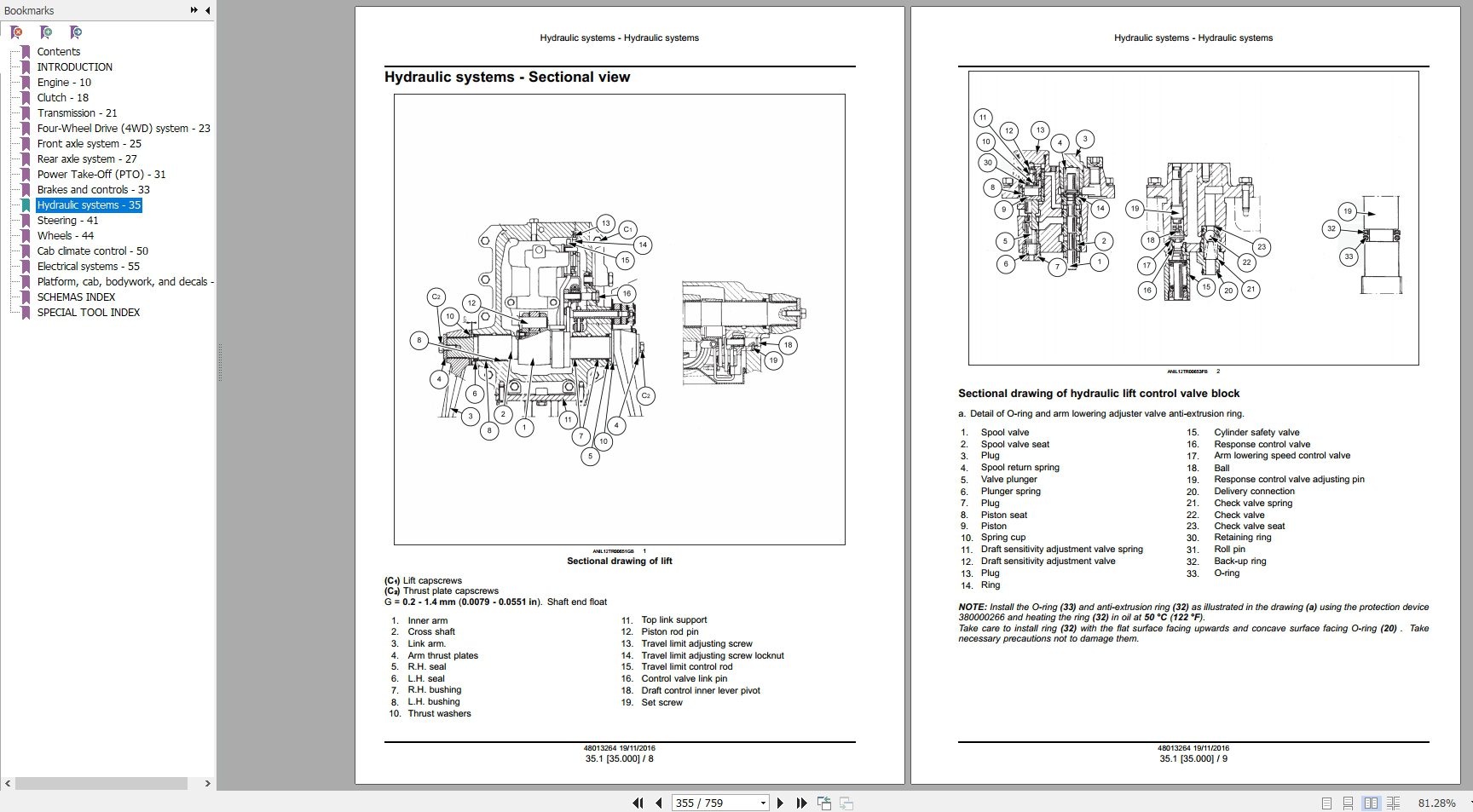 New Holland Tractor TD95D HC Service Manual48013264 3