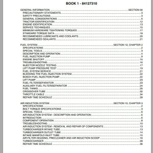 New Holland Tractor TV6070 Service Manual84127307 1
