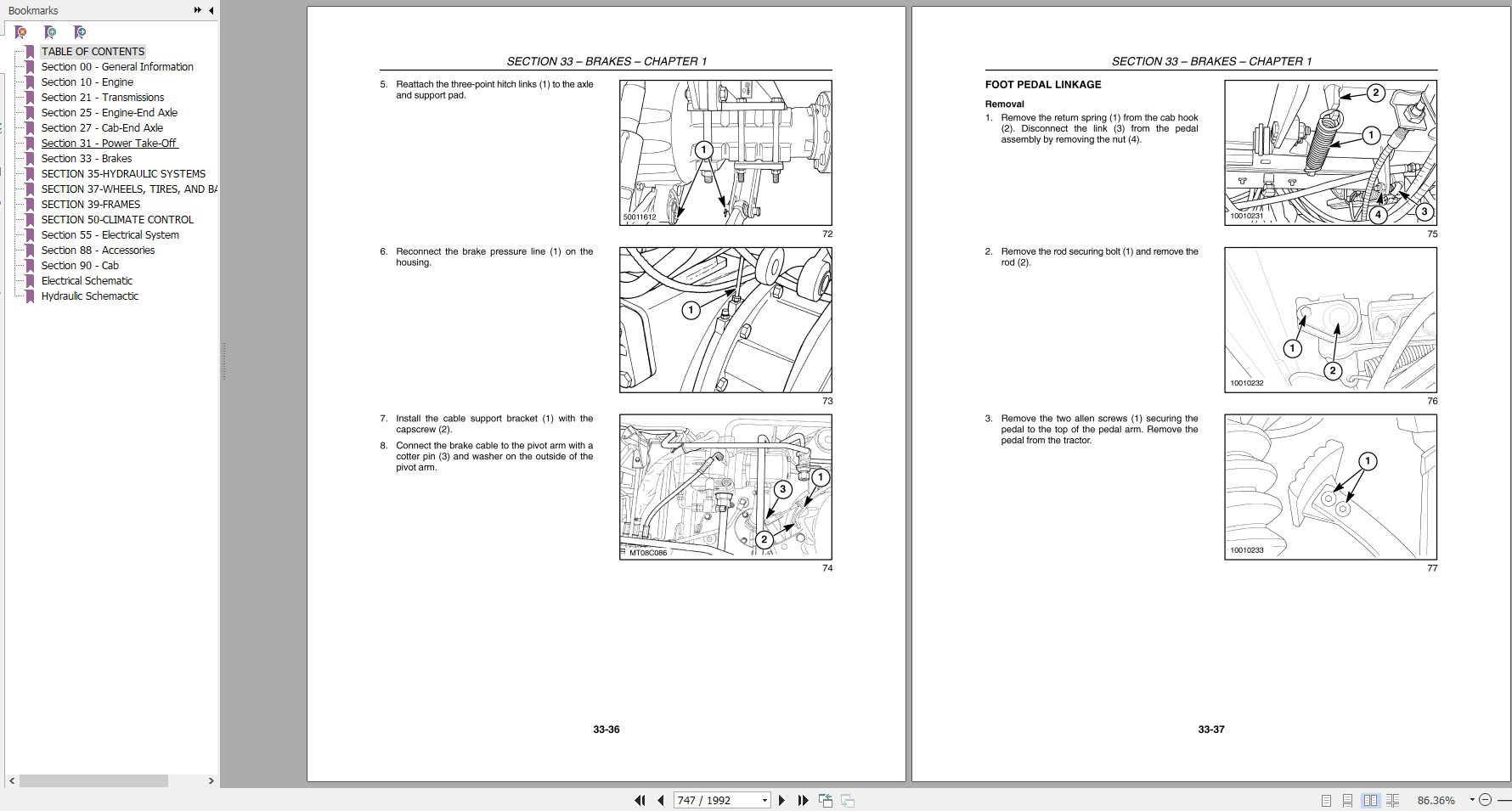 New Holland Tractor TV6070 Service Manual84127307 3