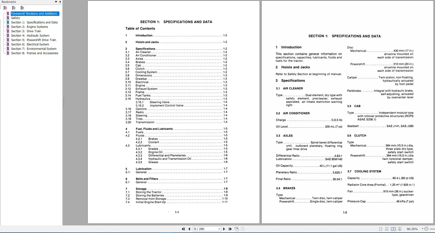 New Holland Versatile Tractor 1150 Service Manual40115010 2