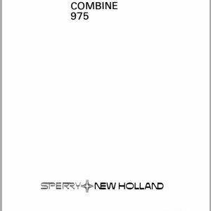 New Holland Wheel Loader 975 Combine Service Manual40097510 1