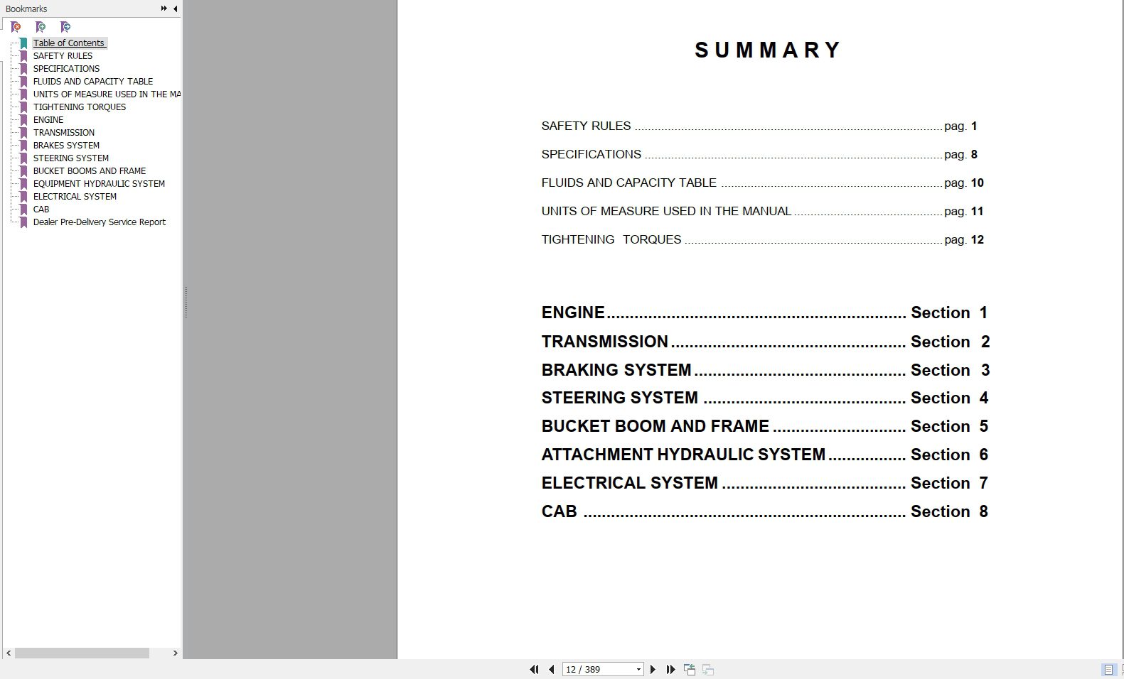 New Holland Wheel Loader LW270 Service Manual75131020R0 2
