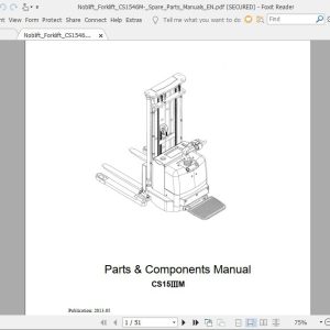 NobliftForkliftFullServicePartsManuals 4