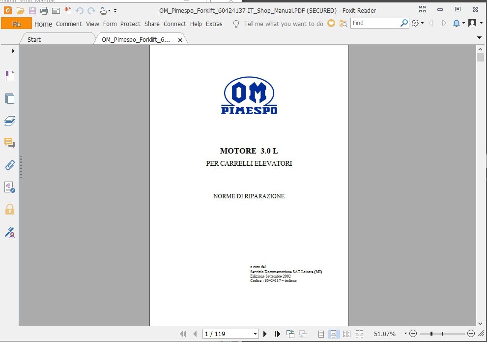 OMPimespoForkliftFullShopandSparePartsManuals 6