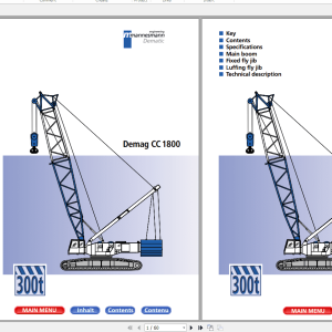 Terex Demag CC 1800 INT Technical Training