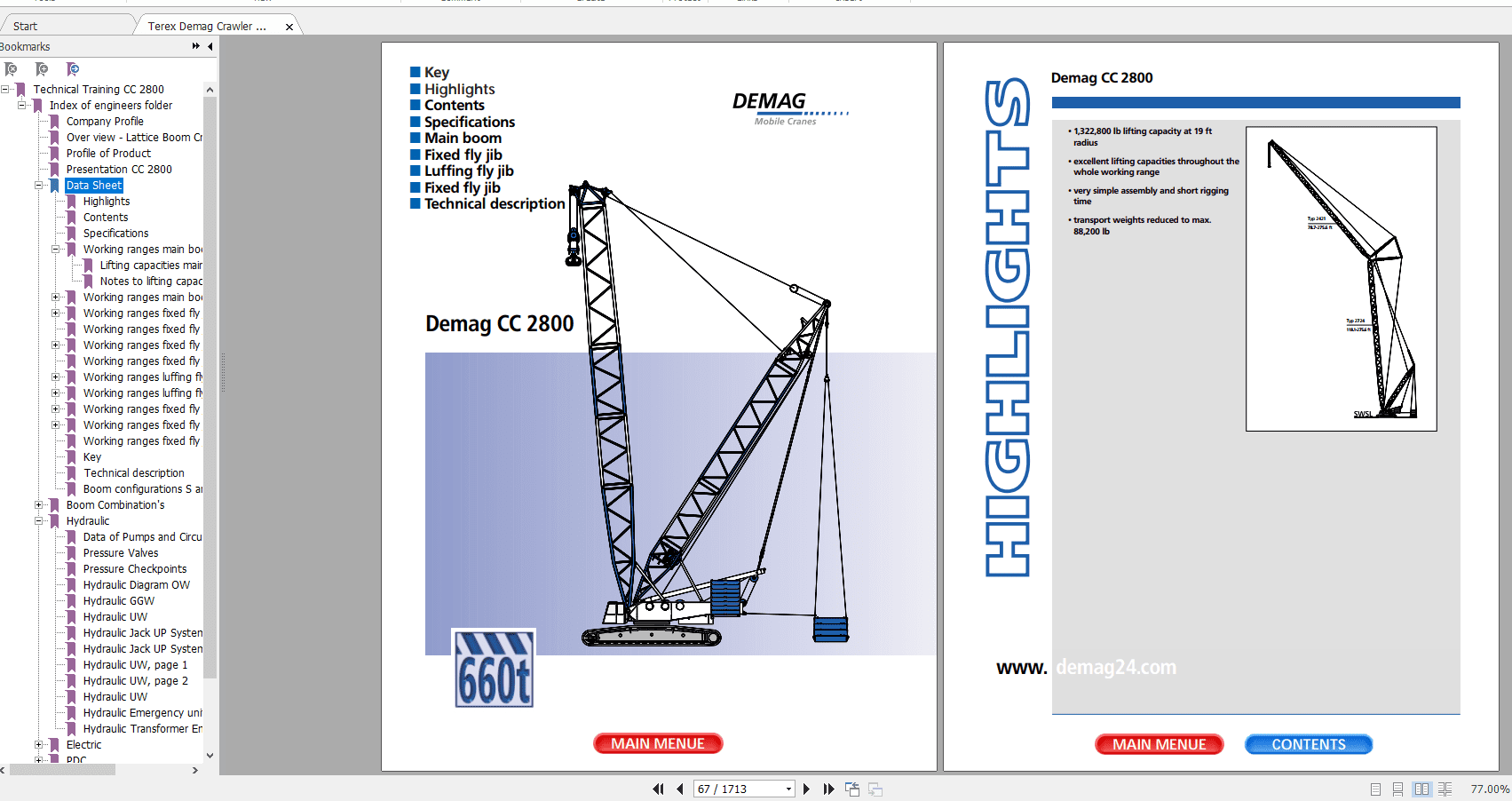 Terex Demag Crawler Crane CC2800 Technical Training 2