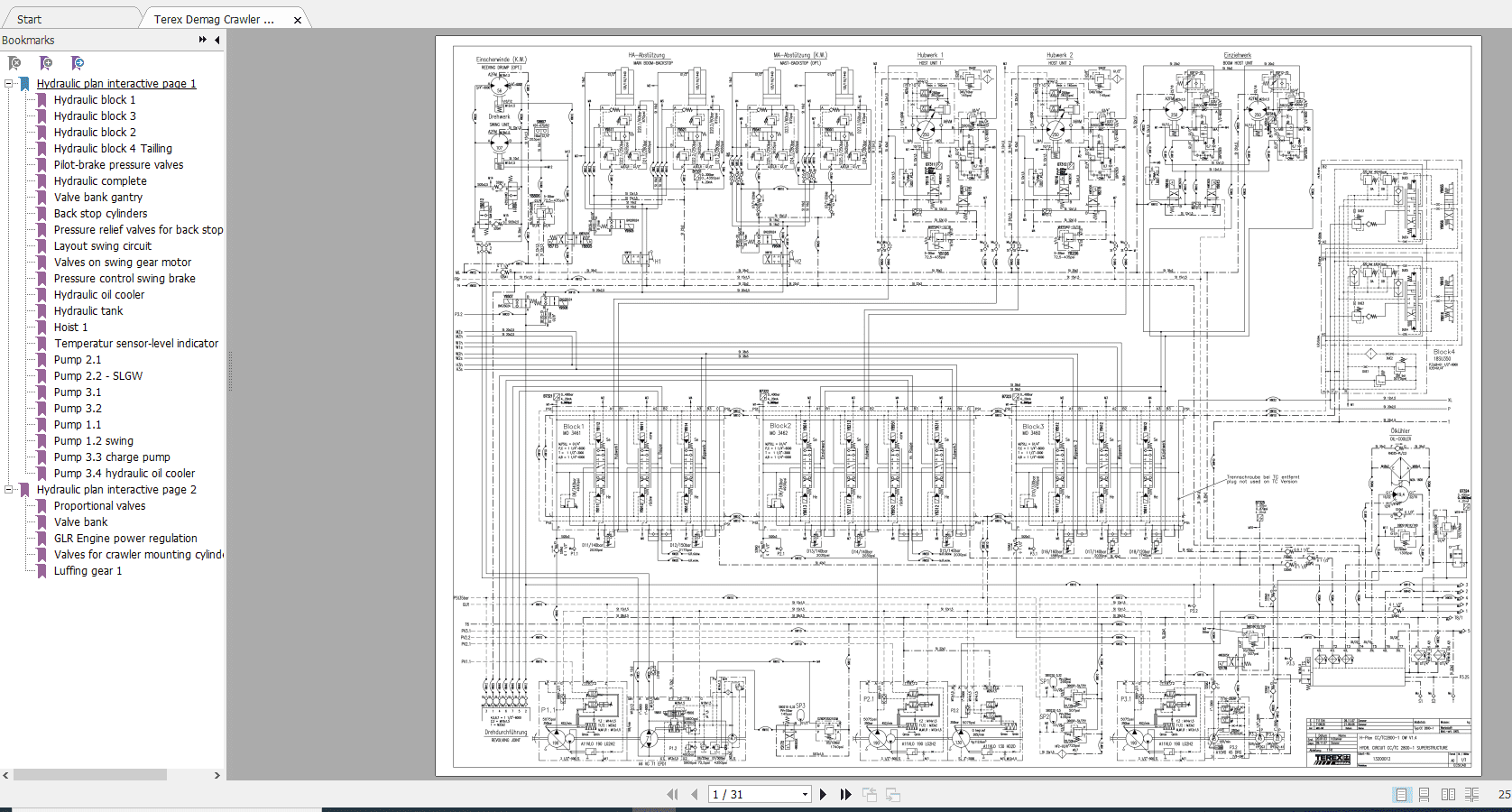 Terex Demag Crawler Crane CCTC 2800 1 OW V1