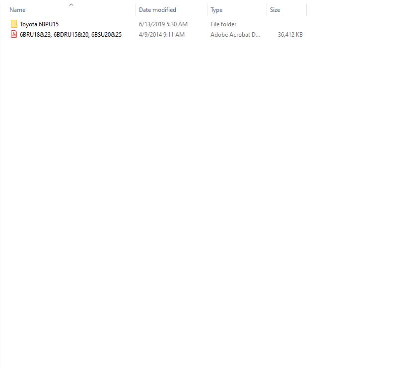 Toyota Forklift Service Manuals Some Model CD3