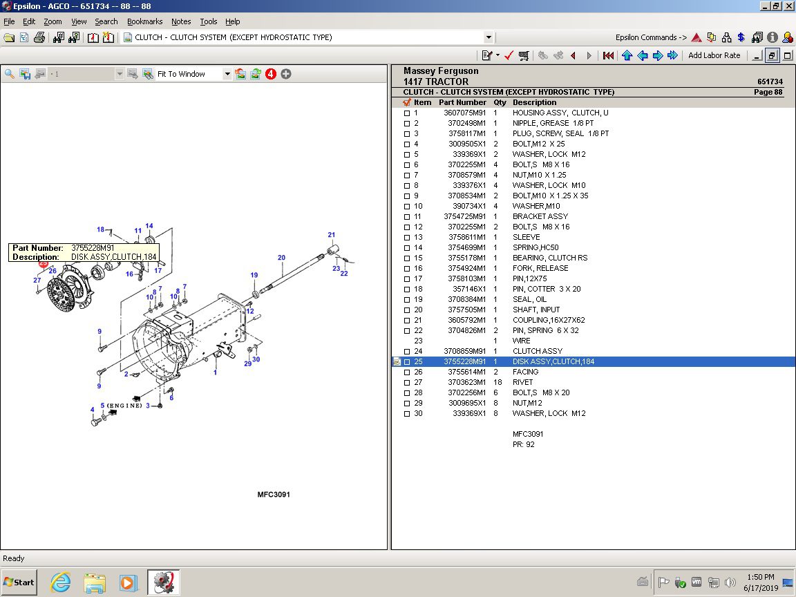 08 PartNumberAGCO AG Agricultural ALL Database NA Updated 012020