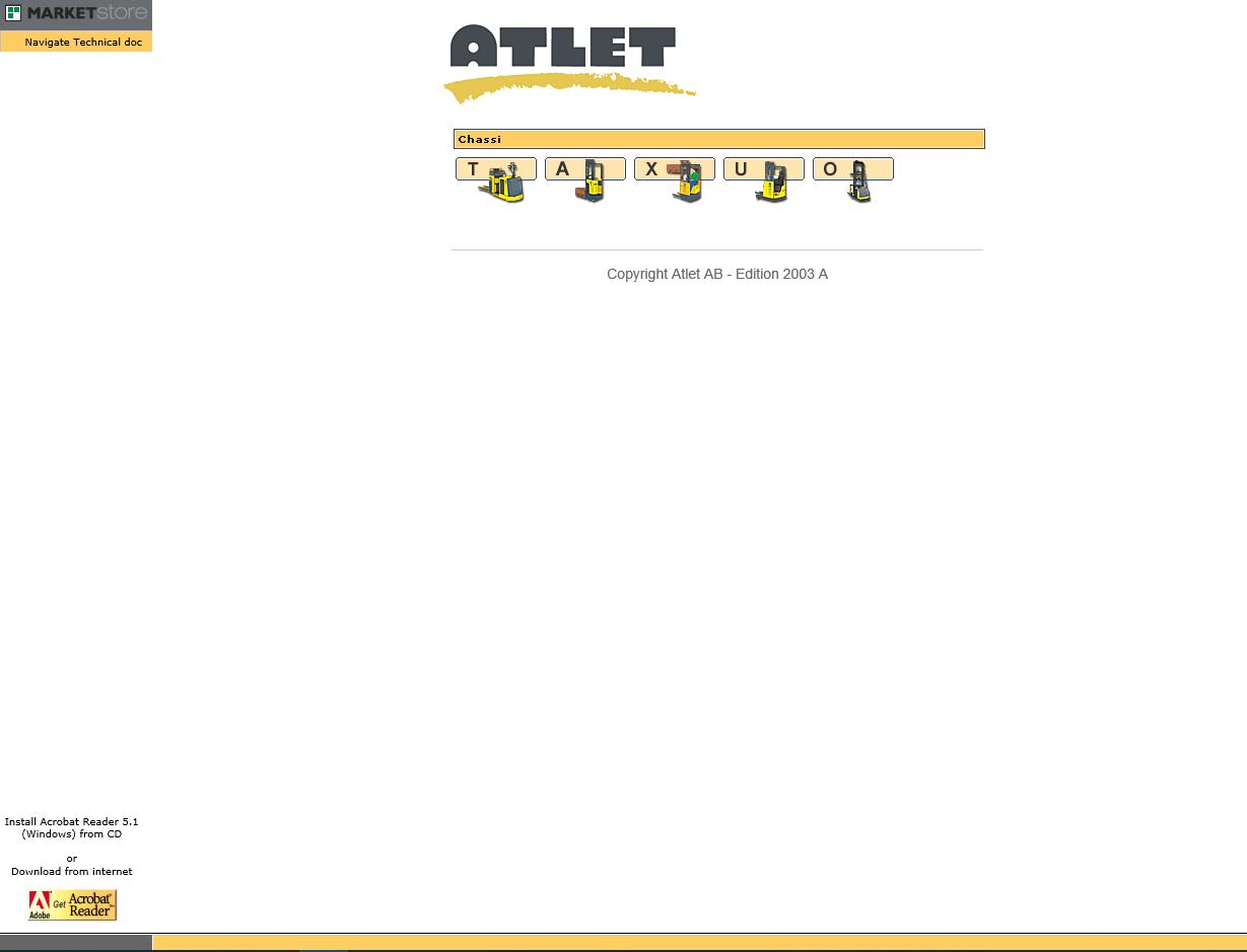 Atlet Forklift Series TAXUO Edition EPC Part Manual1
