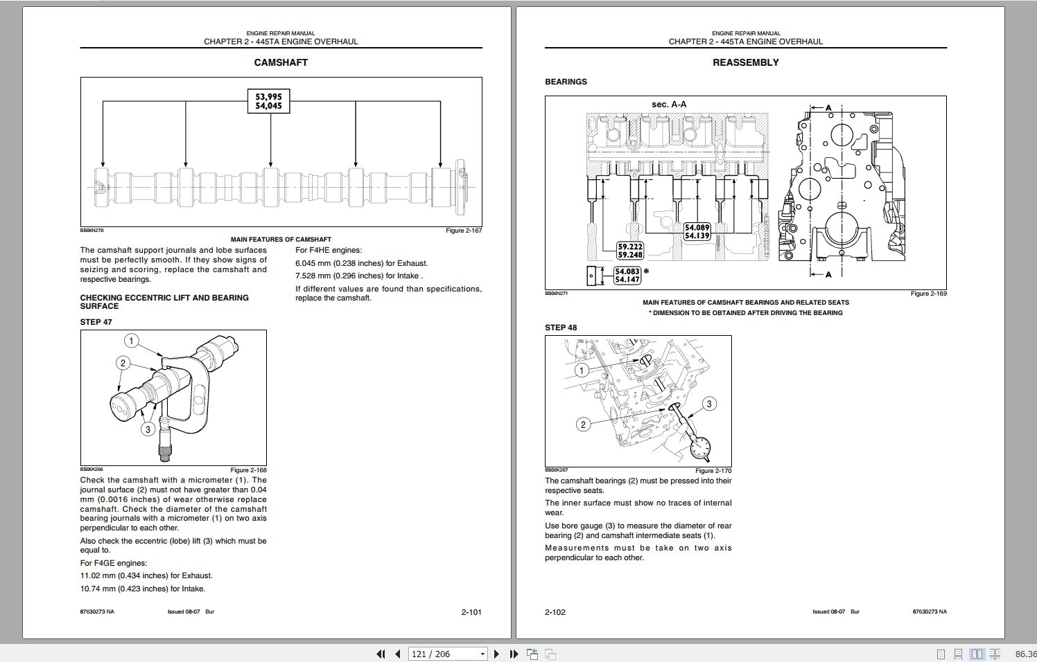 Case IH Backhoe Loader Engine Repair Manual87630273na 4
