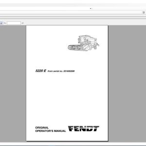 Fendt AG Europe Parts Catalog Workshop Service Manuals 0520198