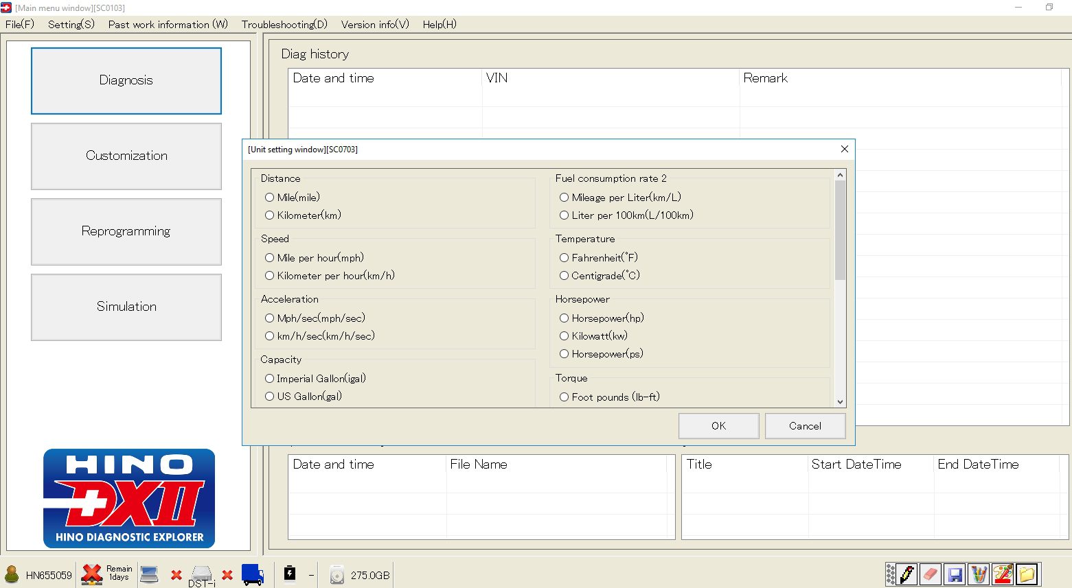 HINO Diagnostic eXplorer DX2 11201 2020 13 1