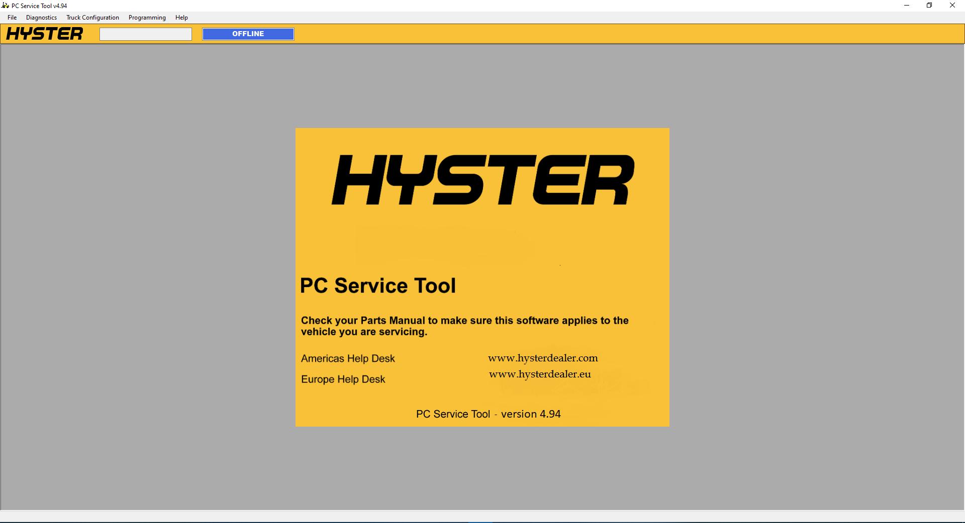 Hyster PC Service Tool v494 2020 Unlocked2