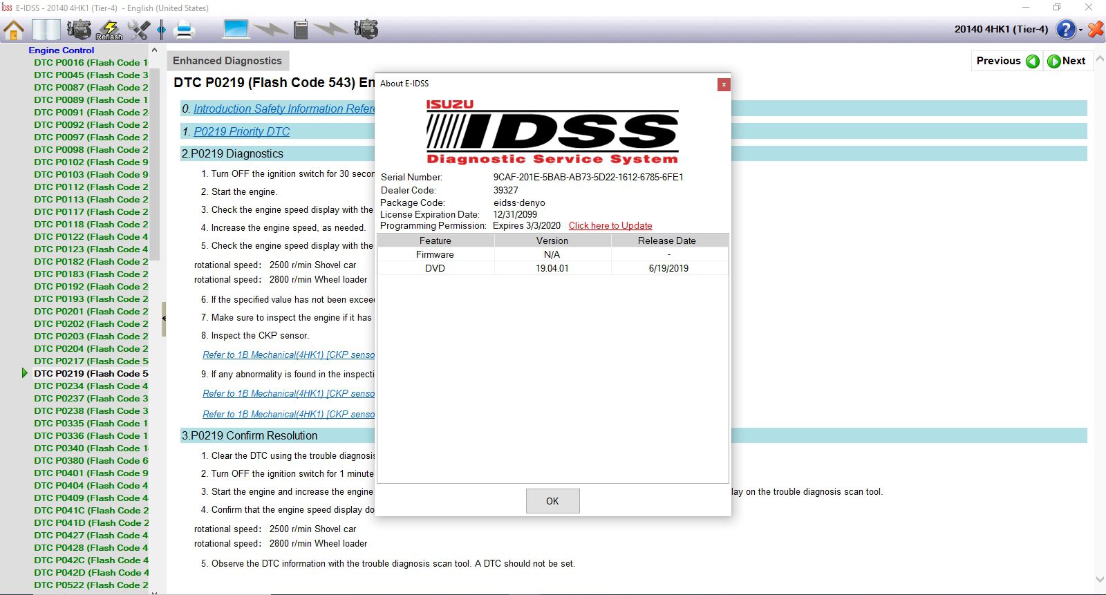 Isuzu E IDSS Diagnostic Service System 062019 Release Full 8