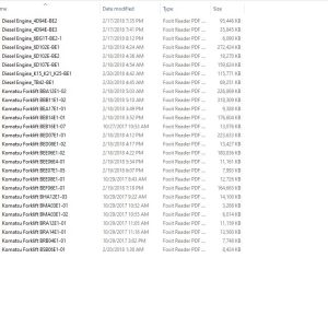 Komatsu Forklift Service Manual PDF DVD1