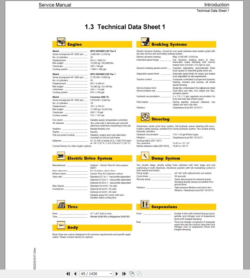 Liebherr Mining Truck Service Manual Updated 042019 Full6